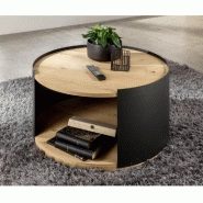 TABLE BASSE DESIGN STYLE  CHÊNE/ANTHRACITE