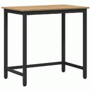 Table Chêne artisanal 100 x 50 x 76,5 cm Modèle Ventura Confort - 8721288933973