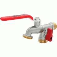 Vanne arrosage m 20x27 1/4 tour 2 sorties Vanne arrosage m 20x27 1/4 tour 2 sorties