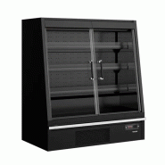 Vitrine réfrigérée murale pour supermarché 360 L | Tefcold - Galaxy GPL14FGD-Black