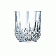 4 verres bas 32 cl Longchamp- Cristal d'Arques - transparent 883314961836