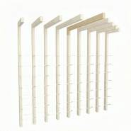 Barre horizontale Oslo avec equerre 6x10x160 cm - Gotland Maple