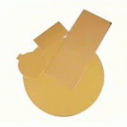 Boîte pâtissiere - dentelle - support carton or