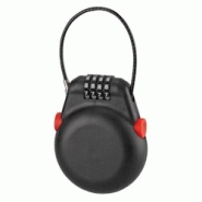 Cadenas à code Multicable, multifonction, cable 1.00m, 4 chiffres - THIRARD - noir 3150262710012 Cadenas à code Multicable, multifonction, cable 1.00m, 4 chiffres - THIRARD - noir 3150262710012