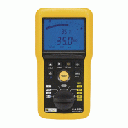 CHAUVIN ARNOUX - CA 6534 - Contrôleur d'isolement Application Électronique - 10V/25V/100V/250V/500V 50 Gohm - Boîtier IP54