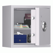 Coffre-fort FORMAT Lyra 1 Classe 0 - Anti-effraction certifié EN 1143-1 - Serrure à combinaison mécanique / Gris clair RAL 7035