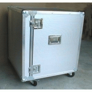 Flight case a roulettes