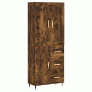 Helloshop26 - Buffet bahut commode armoire meuble de rangement organisateur cuisine salle de séjour salon haut 69,5 x 34 x 180 cm 02_0033509 - 300021