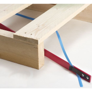 Passe feuillard en fibre de verre, permettant le passage du feuillard sous la palette ou le colis Passe feuillard en fibre de verre, permettant le passage du feuillard sous la palette ou le colis
