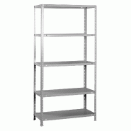 SimonRack Étagère métallique avec vis 2000x1000x400 mm, 5 niveaux, point de flexion 75 kg, Gris - Advantage - métal 8425437060991