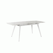 Stones Chaise de salle à manger Nari avec coque rembourrée en tissu gris tourterelle et pieds en métal noir au design moderne - 56 x 58 x 79 cm - b