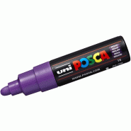 Uni-ball Marqueur peinture Posca 7M, pointe conique 4,5 à 5,5 mm, violet - 181334
