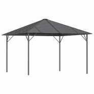 VidaXL Belvédère avec toit 3x3 m Anthracite Modèle Atlas Office Pro Advanced - 315247