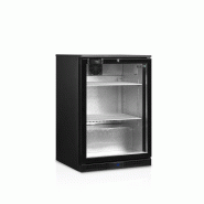 Arrière de bar 125 l noir 1 porte vitrée - 600x520x870 mm - PDB126H