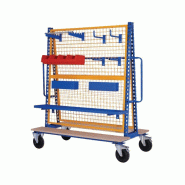 Chariot porte-outils double face 500kg - PLANORGA - CXPO25D1N-5019