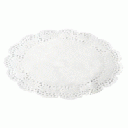 FHC - 250Pcs - Dentelle papier blanc ovale 260x350mm - blanc papier FHC209DO2635 FHC - 250Pcs - Dentelle papier blanc ovale 260x350mm - blanc papier FHC209DO2635