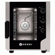 HENDI Four mixte à convection vapeur Snack 5x GN 2/3, 230V/3200W, 550x754x(H)662mm - 219911