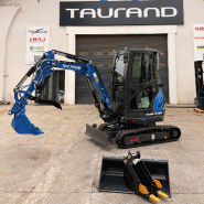 Mini pelle r22-2 pro rippa neuve moteur kubota + 3 godets