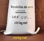 Sable pour sableuse et abrasifs - 100 kg microbilles de verre pour cabine de sablage Sable pour sableuse et abrasifs - 100 kg microbilles de verre pour cabine de sablage