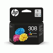 Cartouche D'encre Hp 308 Authentique Tricolore (7fp20ue) Pour Hp Envy 6110, 6120, 6130, 6520, 6530 - 0196786390371 Cartouche D'encre Hp 308 Authentique Tricolore (7fp20ue) Pour Hp Envy 6110, 6120, 6130, 6520, 6530 - 0196786390371