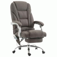 CLP Fauteuil de bureau Pacific avec fonction massage tissu Gris foncé - gris textile 192451556 CLP Fauteuil de bureau Pacific avec fonction massage tissu Gris foncé - gris textile 192451556