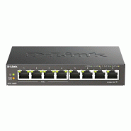 D-Link DGS-1008P/E commutateur réseau Non-géré L2 Gigabit Ethernet (10/100/1000) Connexion Ethernet,