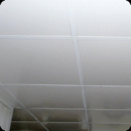 Dalle faux plafond 600 x 600 blanche 5 mm brillante lavable - alimentaire