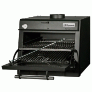 Diamond - Four-BBQ à charbon, GN 1/1 (60 Kg/h)/Noir - réf. CBQ-060/BK - AKS-CBQ-060/BK