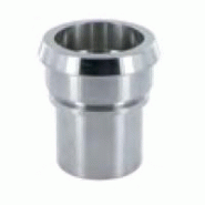 Douille DIN femelle inox lisse à collerette - YDIFDLIX100 - DN 100, 101.5 MM - Accouplement facilité, Serrage rapide_0