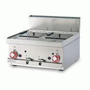 Friteuse à gaz double à poser 2 x 8 litres - F2/8T-66G  | MagicLotus 600