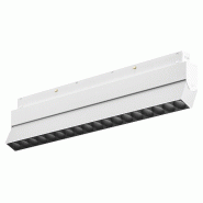 Gea Luce Module Led 18W 48V Orientable 3000K Non Gradable Pour Rail Magnétique - Gealuce Gfa1301 - Structure Aluminium Blanc - blanc GFA1301