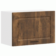 Helloshop26 - Armoire murale de cuisine design pratique 60 x 31 x 40 cm en bois d'ingénierie chêne fumé 02_0050387 - Bois massif 3000236333924