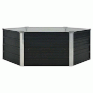 Helloshop26 - Jardinière surélevée anthracite 129 x 129 x 45 cm acier galvanisé 02_0000854 - 3000071881536 Helloshop26 - Jardinière surélevée anthracite 129 x 129 x 45 cm acier galvanisé 02_0000854 - 3000071881536