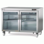Meuble froid positif haut rendement sur roulettes 2 portes vitrées - PSDV-48