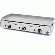 Sammic SPG-1001 plaque à snacker à gaz, acier 6 mm, 3 brûleurs, 9300 W, surface 983x395 mm, construction en acier inoxydable facile à nettoyer - a Sammic SPG-1001 plaque à snacker à gaz, acier 6 mm, 3 brûleurs, 9300 W, surface 983x395 mm, construction en acier inoxydable facile à nettoyer - a