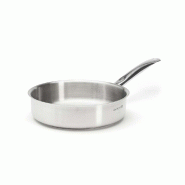 Sauteuse droite acier inoxydable tous feux et induction Ø 24 cm De Buyer