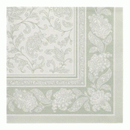 Serviettes "ROYAL Collection" pliage ¼ 40 x 40 cm vert jade Ornaments (160 unités) PAPSTAR - vert papier 37356
