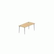 Table de bureau rectangulaire en mélamine - 1 800 022