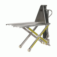 Transpalette haute levée manuel en inox 316 Transpalette haute levée manuel en inox 316