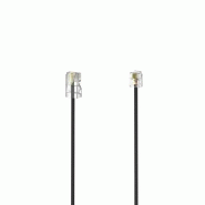 Hama DSL - Câble de raccordement RJ11 6P4C mâle à RJ45 8P4C mâle, 3 m, noir Hama DSL - Câble de raccordement RJ11 6P4C mâle à RJ45 8P4C mâle, 3 m, noir