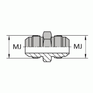 Adaptateurs - Droit mâle JIC - Union égale - UMJ 3/8 - JUM0000303
