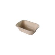 Boîte en bagasse non blanchie - bio futura - longueur : 220 mm - clezmb135