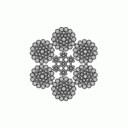Câble inox 6 torons de 36 fils - Âme métallique - Sylev