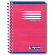 Calligraphe Lot de 10 Carnet Ligne 7000 9x14, 100p./50 feuilles 70 g/m² reliure intégrale, quadrillé 5x5 - 3210330000749