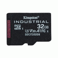 Carte 32GB microSDHC Industrielle C10 A1 pSLC emballage individuel sans adaptateur