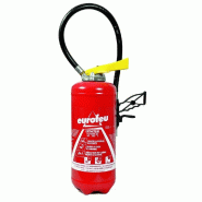 Extincteur à poudre polyvalente ABC - 6 kg - Soufflette et contrôle de débit - Pour entrepôt, réserve, atelier, garage, maison