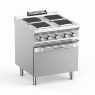 Fourneau professionnel electrique 4 plaque 2,6 kw sur four electriq... - PPQ77FE
