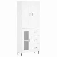 Helloshop26 - Buffet bahut commode armoire meuble de rangement organisateur cuisine salle de séjour salon haut 69,5 x 34 x 180 cm 02_0032710 - 300021 Helloshop26 - Buffet bahut commode armoire meuble de rangement organisateur cuisine salle de séjour salon haut 69,5 x 34 x 180 cm 02_0032710 - 300021