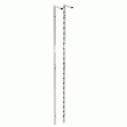 Kit montants mur d+g "Mas" - l. 2400mm - blanc 9016 - système moderne pour magasin