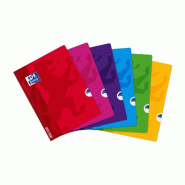Oxford Lot de 40 Cahier Openflex piqué 24x32, 48p./24 feuilles 90g/m², Séyès, coloris assortis (6) - 3020120040059